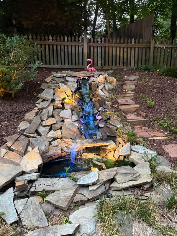 The pond the ESPond32 controls
